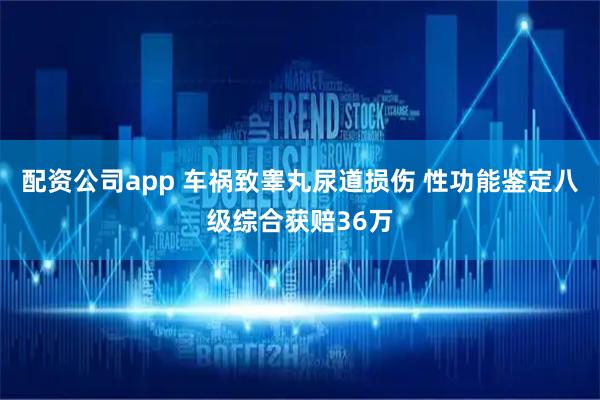 配资公司app 车祸致睾丸尿道损伤 性功能鉴定八级综合获赔36万