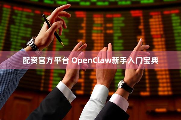 配资官方平台 OpenClaw新手入门宝典
